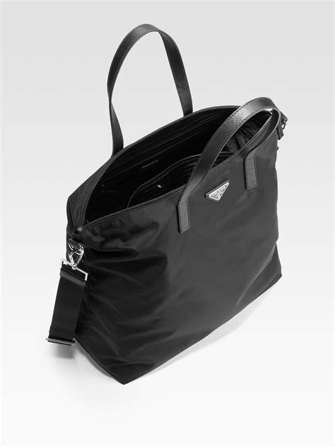 prada men's nylon tote bag|Prada nylon waist bags.